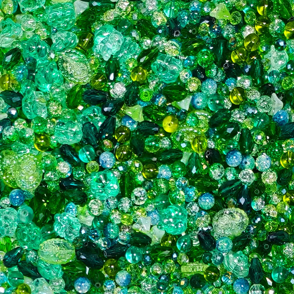 [New Arrival] [FTS Mix Box] Iridescent Glass Party for Bracelet/Hanging - Open in live