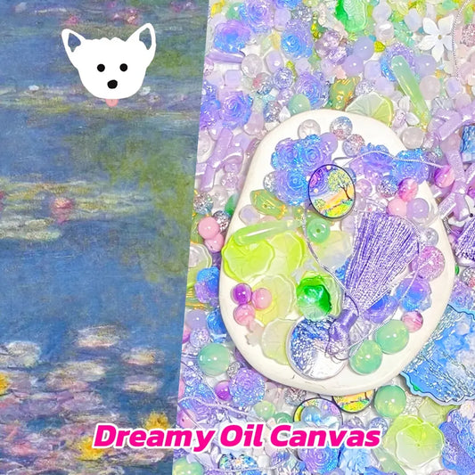 [New] Dreamy Oil Canvas for Bracelet/Hanging/Pen - Open in live