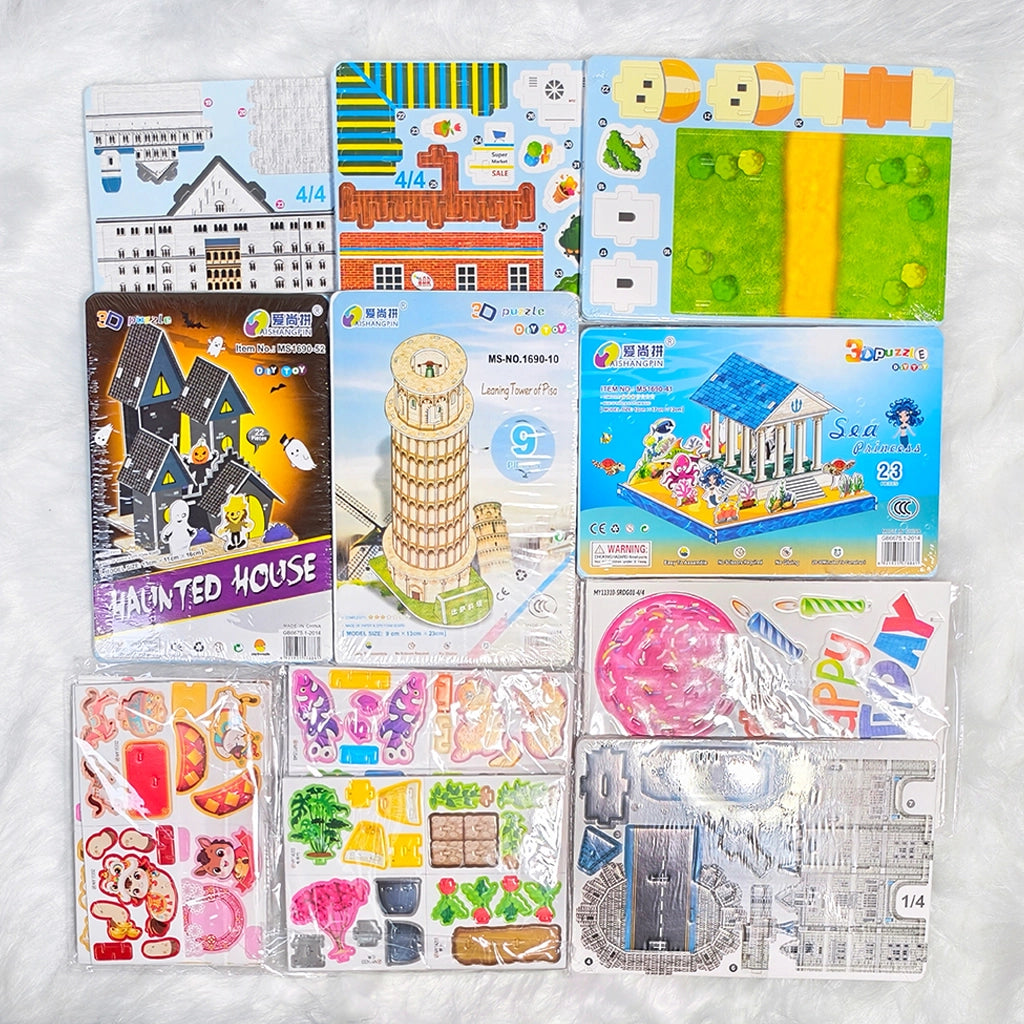 [New Arrival+10% Extra] 3D Puzzle Blind Bag for Journal - Open in live