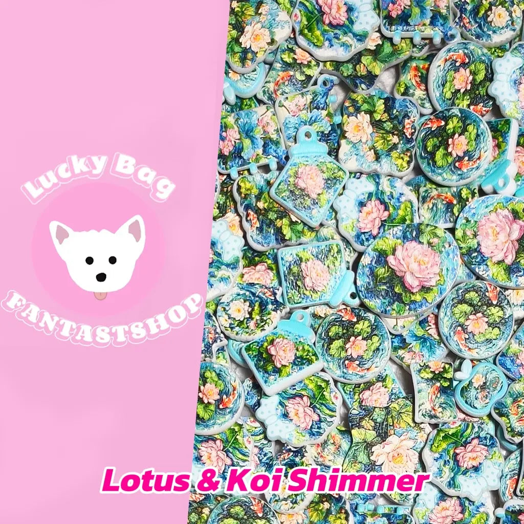 [New Arrival] [FTS Mix BOX] Lotus & Koi Shimmer for Pen/Hanging - Open in live