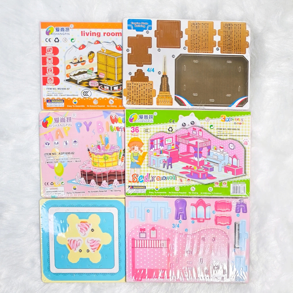 [New Arrival+10% Extra] 3D Puzzle Blind Bag for Journal - Open in live