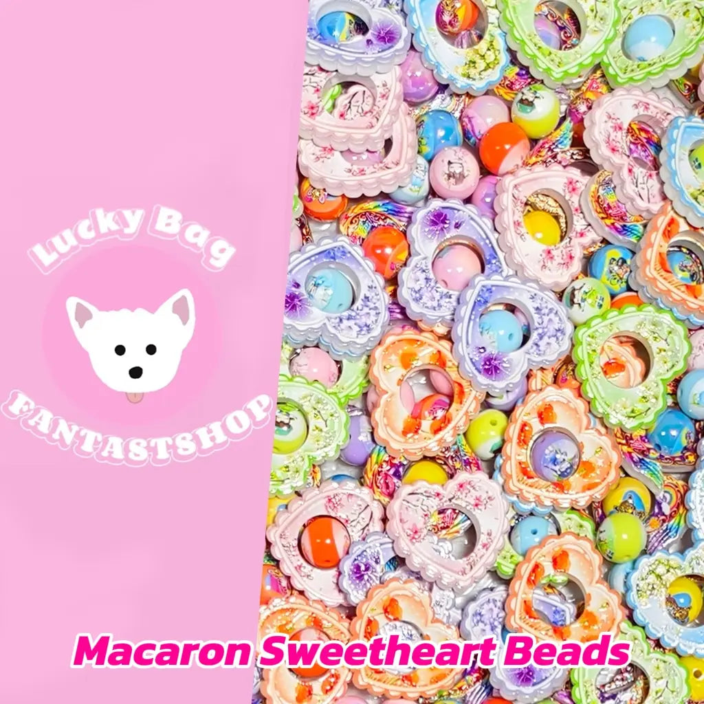 [New Arrival] Macaron Sweetheart Beads - Open in live