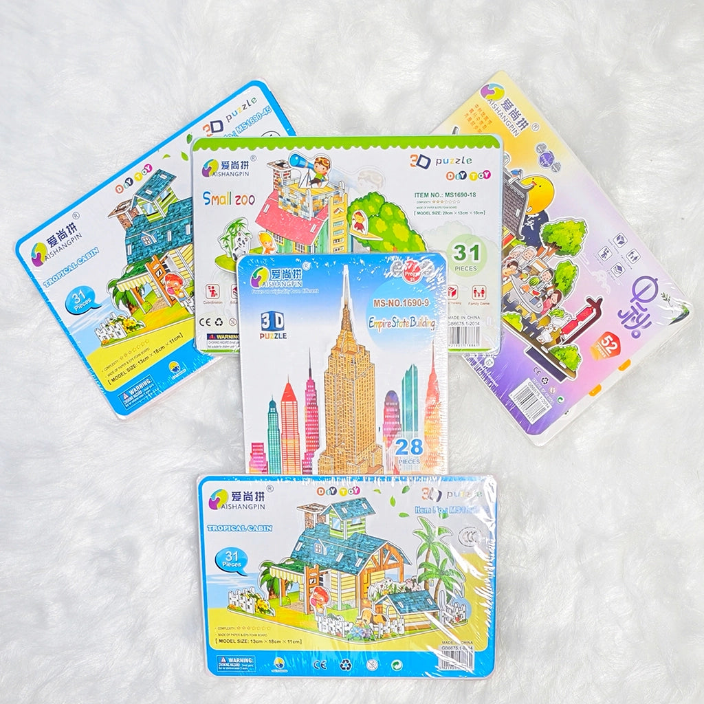 [New Arrival+10% Extra] 3D Puzzle Blind Bag for Journal - Open in live