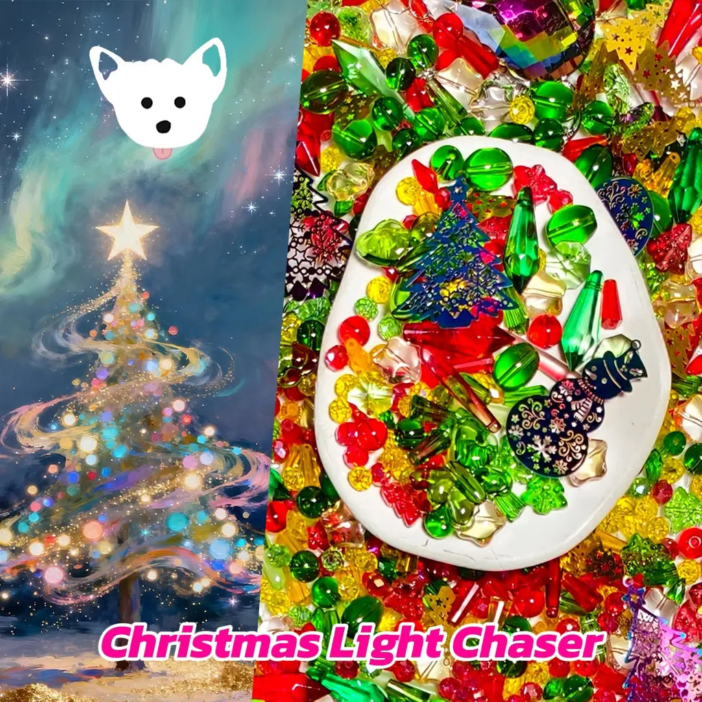 [New Arrival+2 Scoops] Christmas Light Chaser for Sun Catcher - Open in live