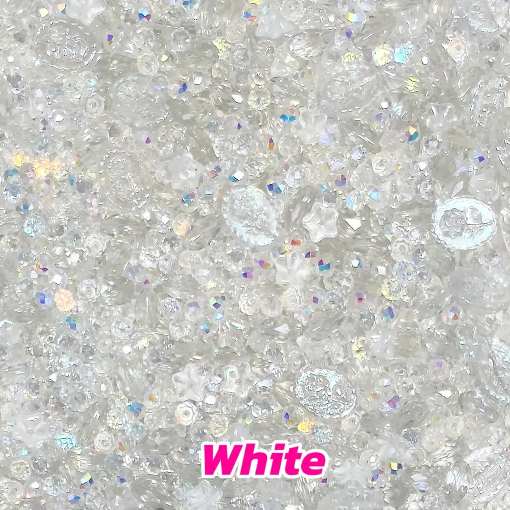[FTS Mix Box] Iridescent Glass Party for Bracelet/Hanging - Open in live
