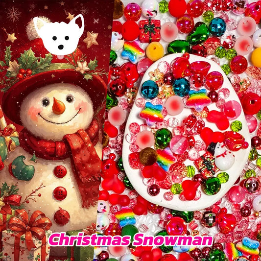[New Arrival+2 Scoops] Christmas Snowman for Bracelet/Hanging/Pen - Open in live