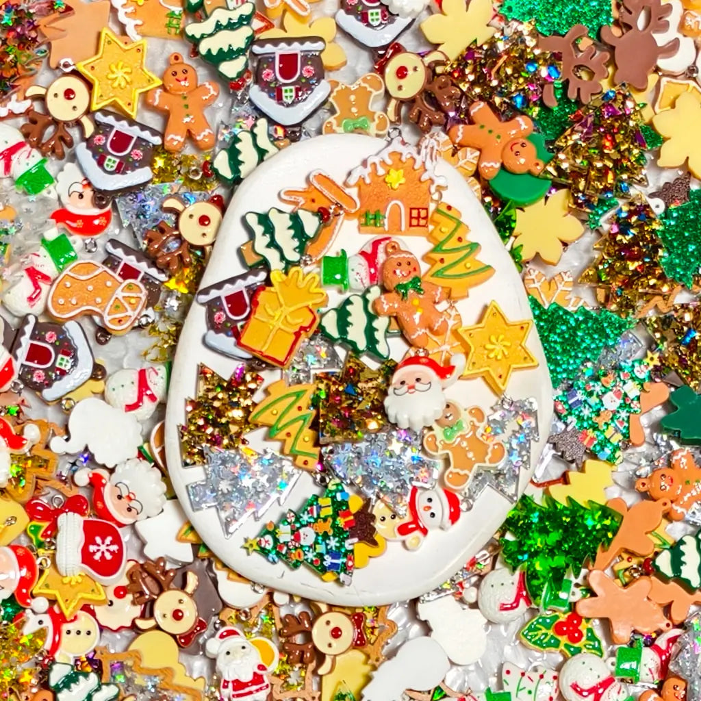 [New Arrival][FTS Mix Box] Christmas Charms  for Necklace/Hanging - Open in live