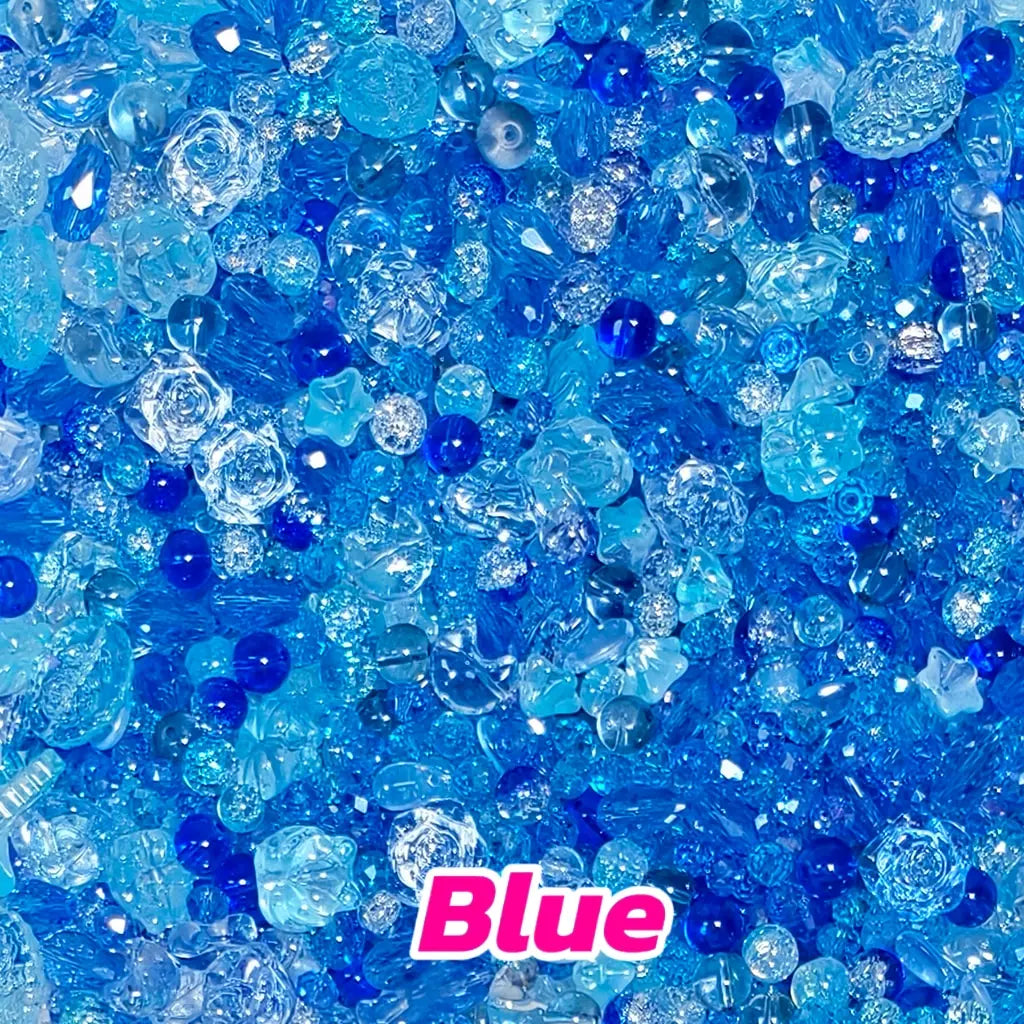 [FTS Mix Box] Iridescent Glass Party for Bracelet/Hanging - Open in live