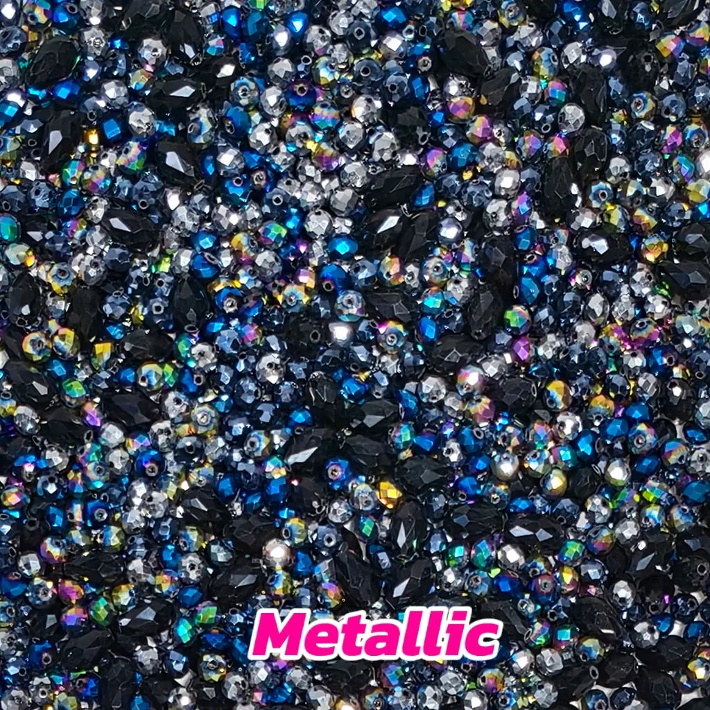 [FTS Mix Box] Iridescent Glass Party for Bracelet/Hanging - Open in live