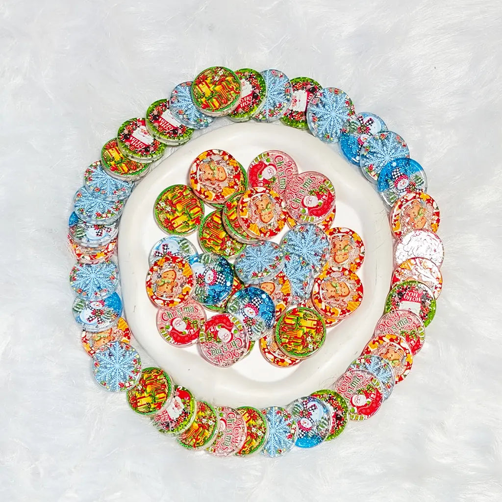 [New Arrival] 32mm Christmas Coin Beads for Pen - Open in live
