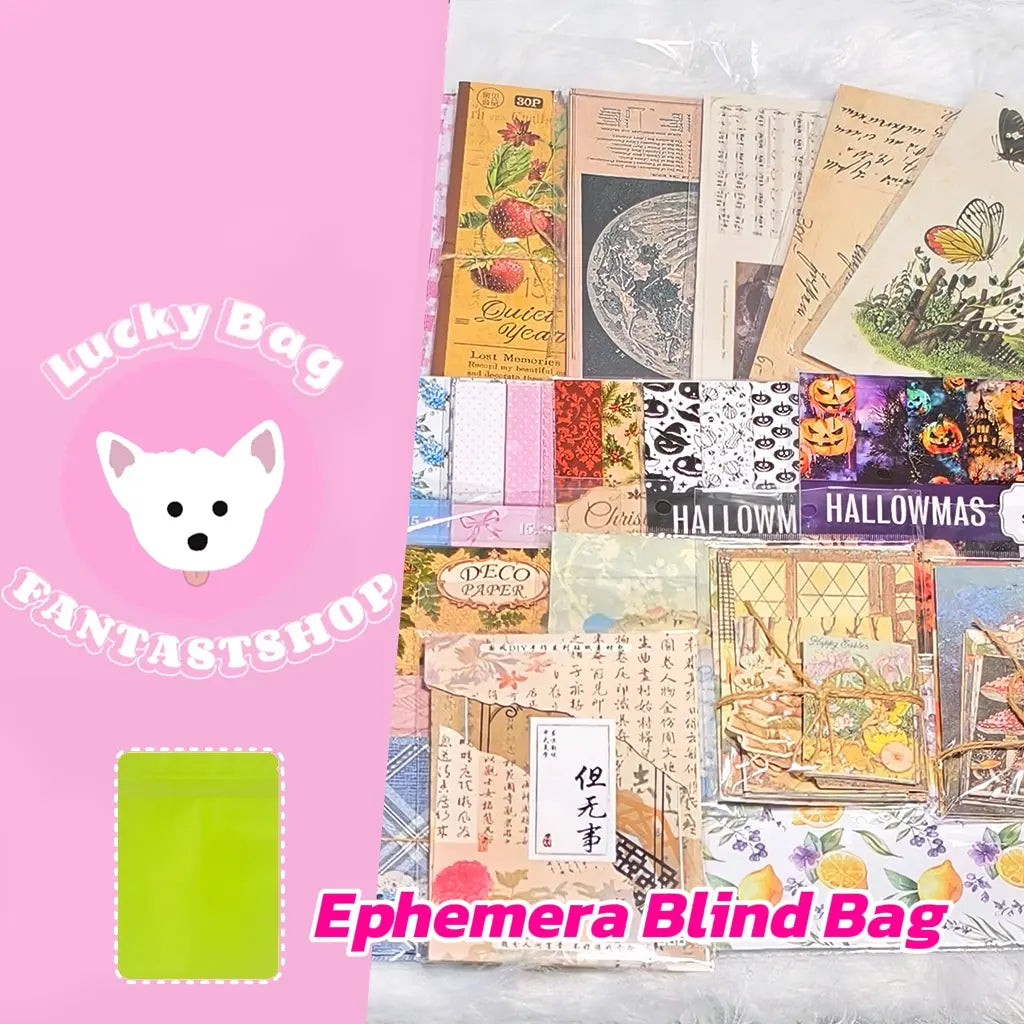 [New Arrival+10% Extra] Ephemera Blind Bag for Journal  - Open in live