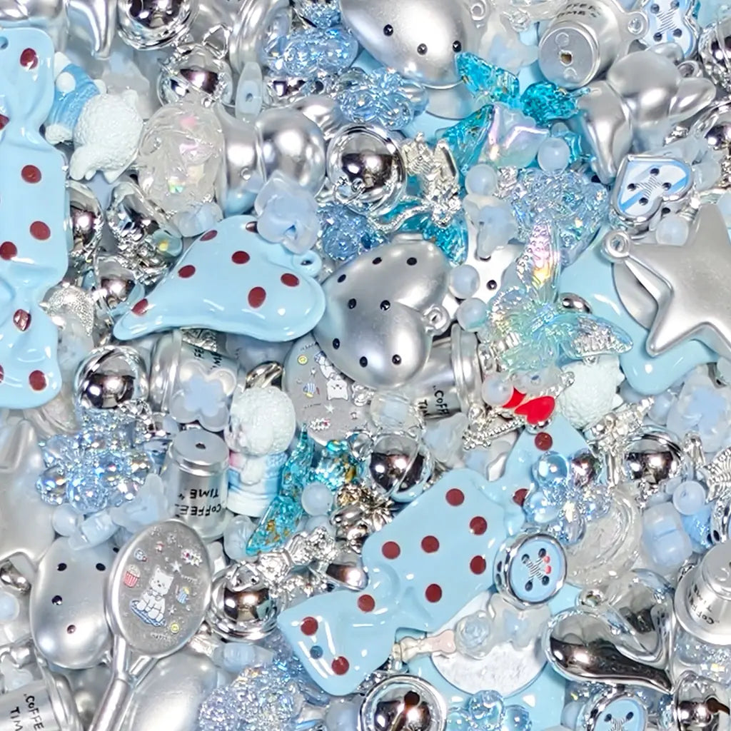 [New Arrival+1 Scoop] Aurora Silver for Phone Chain/Hanging/Pen - Open in live