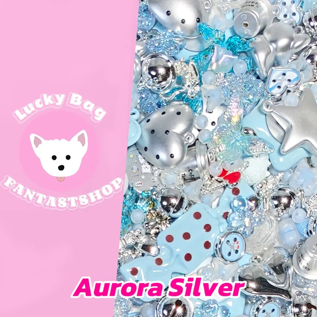[New Arrival+1 Scoop] Aurora Silver for Phone Chain/Hanging/Pen - Open in live