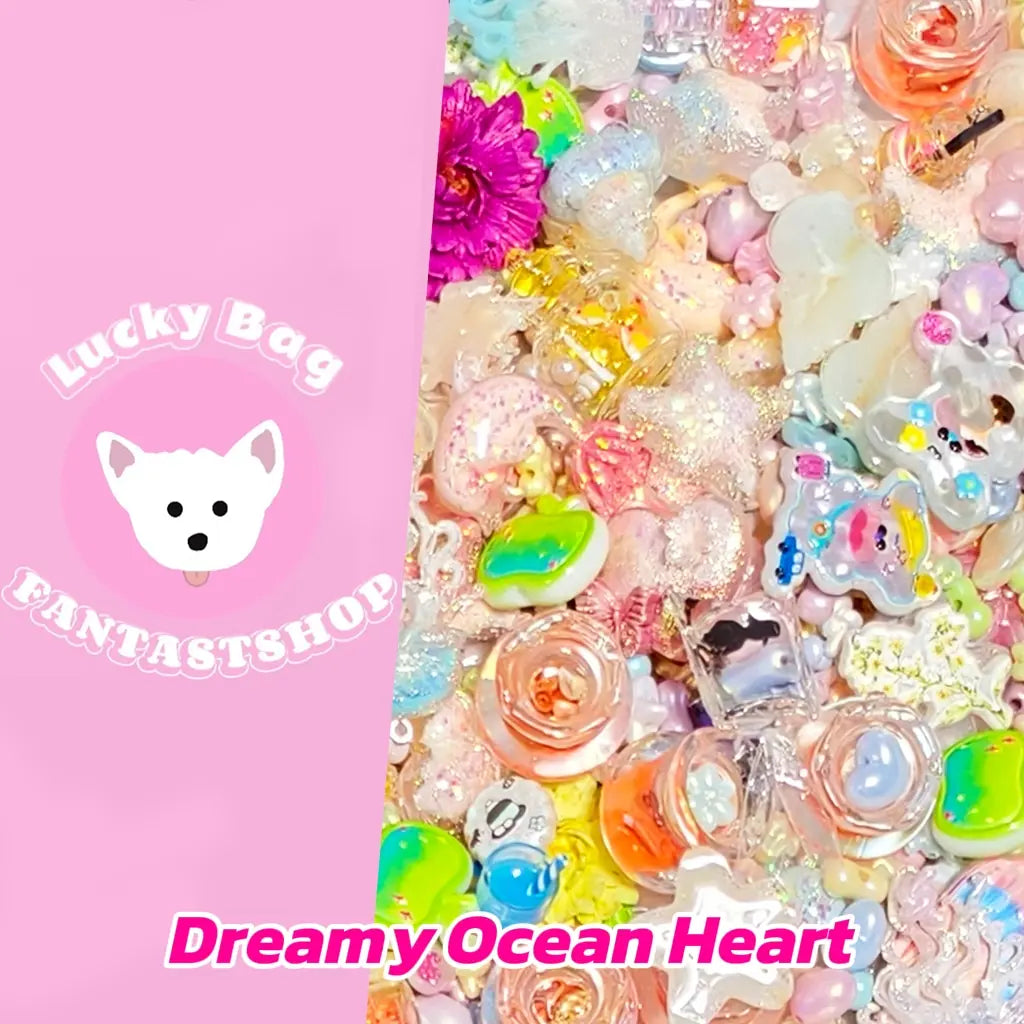 [New Arrival+1 Scoop][Glowing] Dreamy Ocean Heart for Bracelet/Hanging/Pen - Open in live