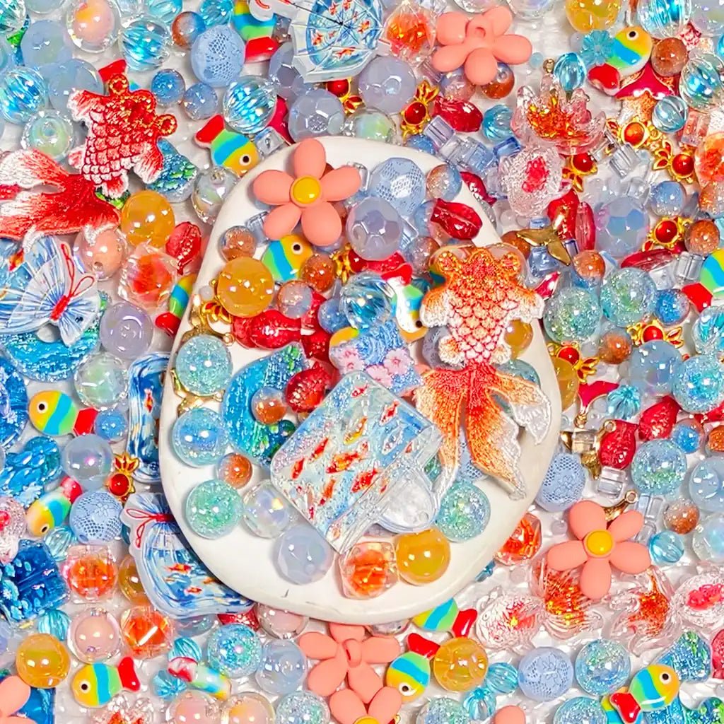 [New Arrival +2 Scoops] Cloud Koi for Bracelet/Hanging/Phone Chain - Open in live