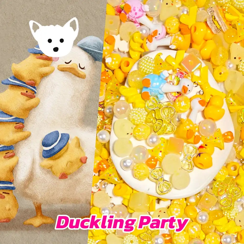 [New Arrival +2 Scoops] Duckling Party for Bracelet/Hanging/Phone Chain/Pen - Open in live