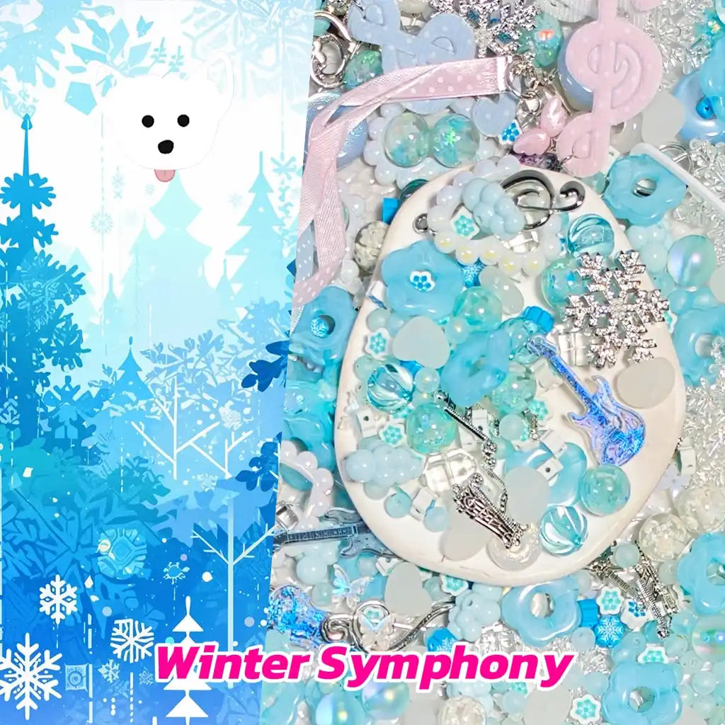 [New Arrival +2 Scoops] Winter Symphony for Bracelet/Hanging/Phone Chain - Open in live