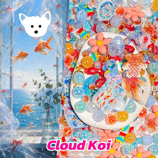 [New ] Cloud Koi for Bracelet/Hanging/Phone Chain - Open in live