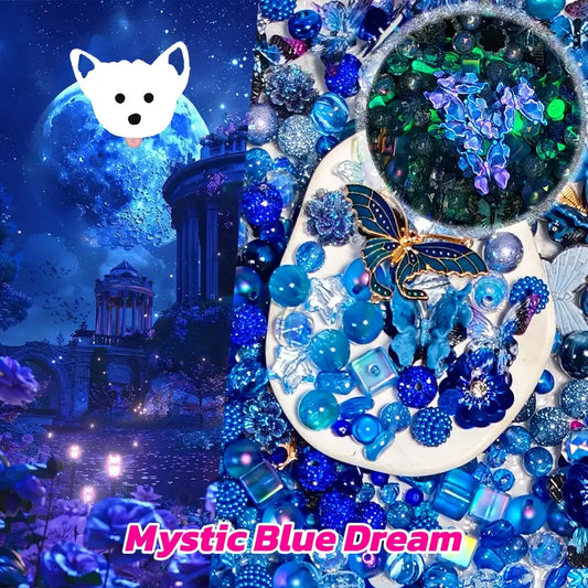 [New Arrival +2 Scoops] Mystic Blue Dream for Bracelet/Hanging/Phone Chain - Open in live