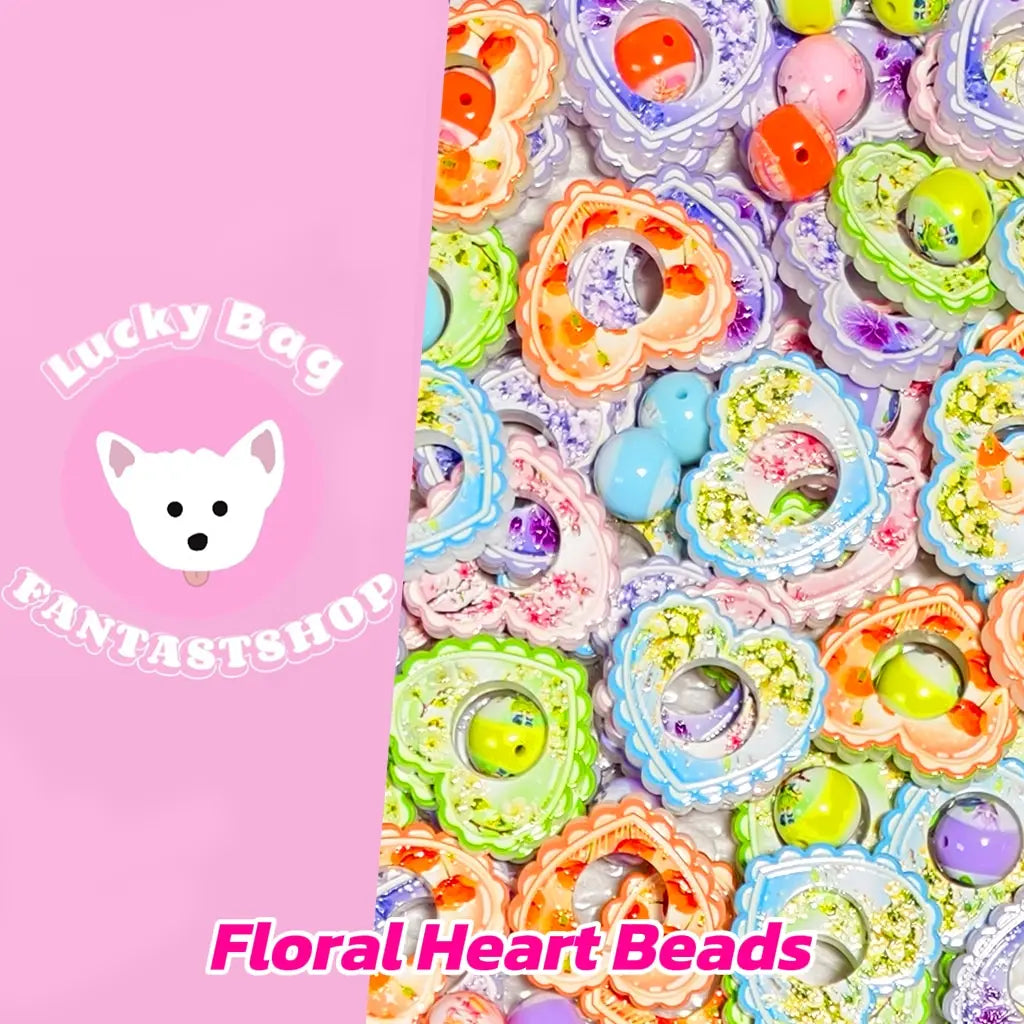 [New Arrival] Floral Heart Beads for Pen - Open in live