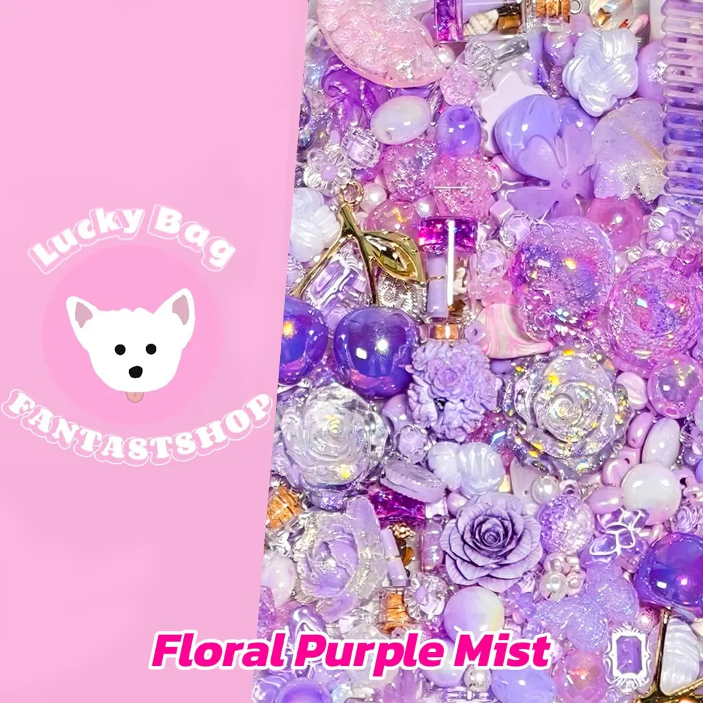 [New Arrival+1 Scoop] Floral Purple Mist for Bracelet/Phone Chain/Necklace - Open in live