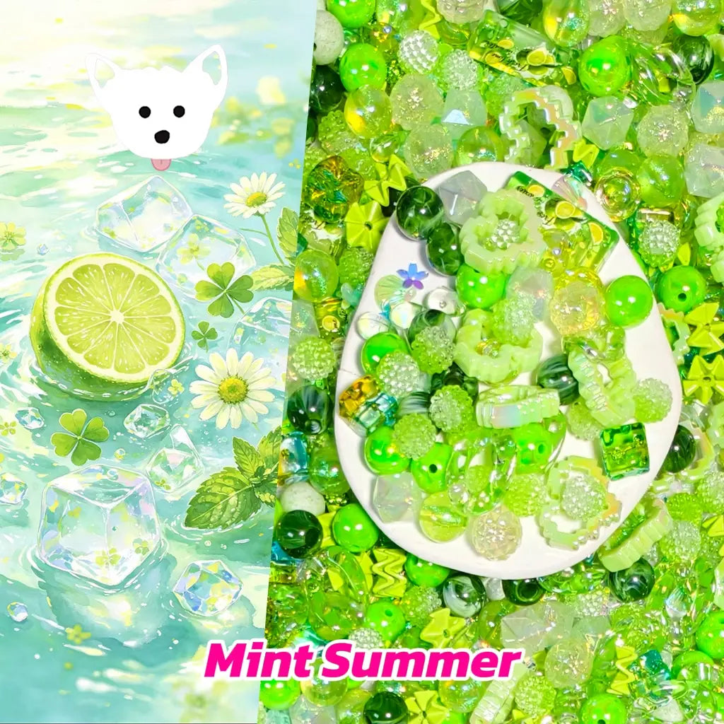 [New Arrival+2 Scoops] Mint Summer for Bracelet/Hanging/Phone Chain/Pen - Open in live