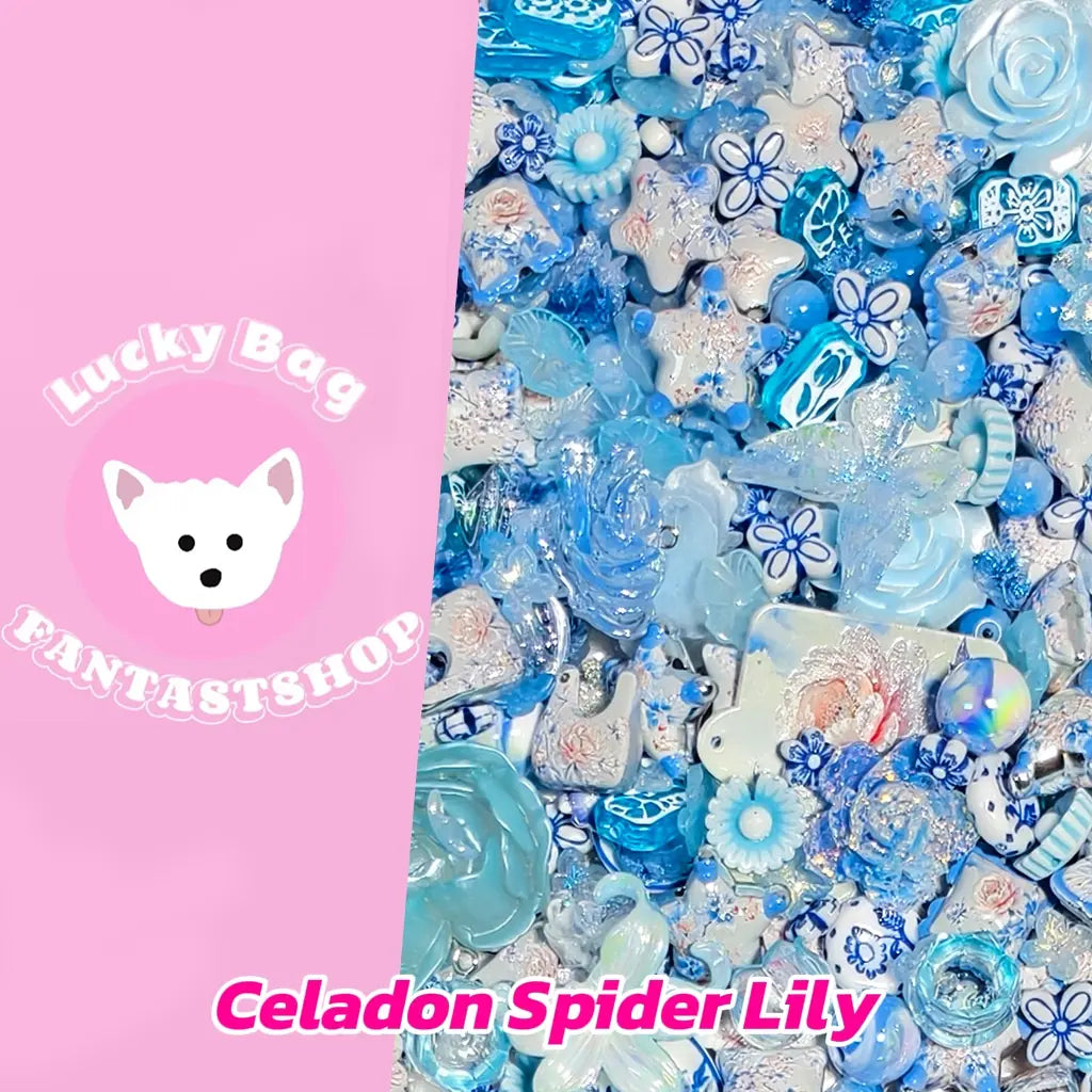 [New Arrival+1 Scoop] Celadon Spider Lily for Hanging/Pen - Open in live
