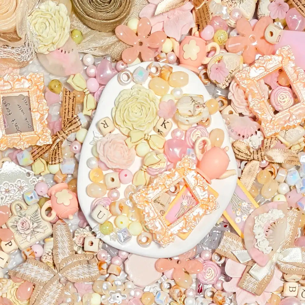 [New Arrival +2 Scoops] Fabric Rose Note for Bracelet/Hanging/Pen - Open in live