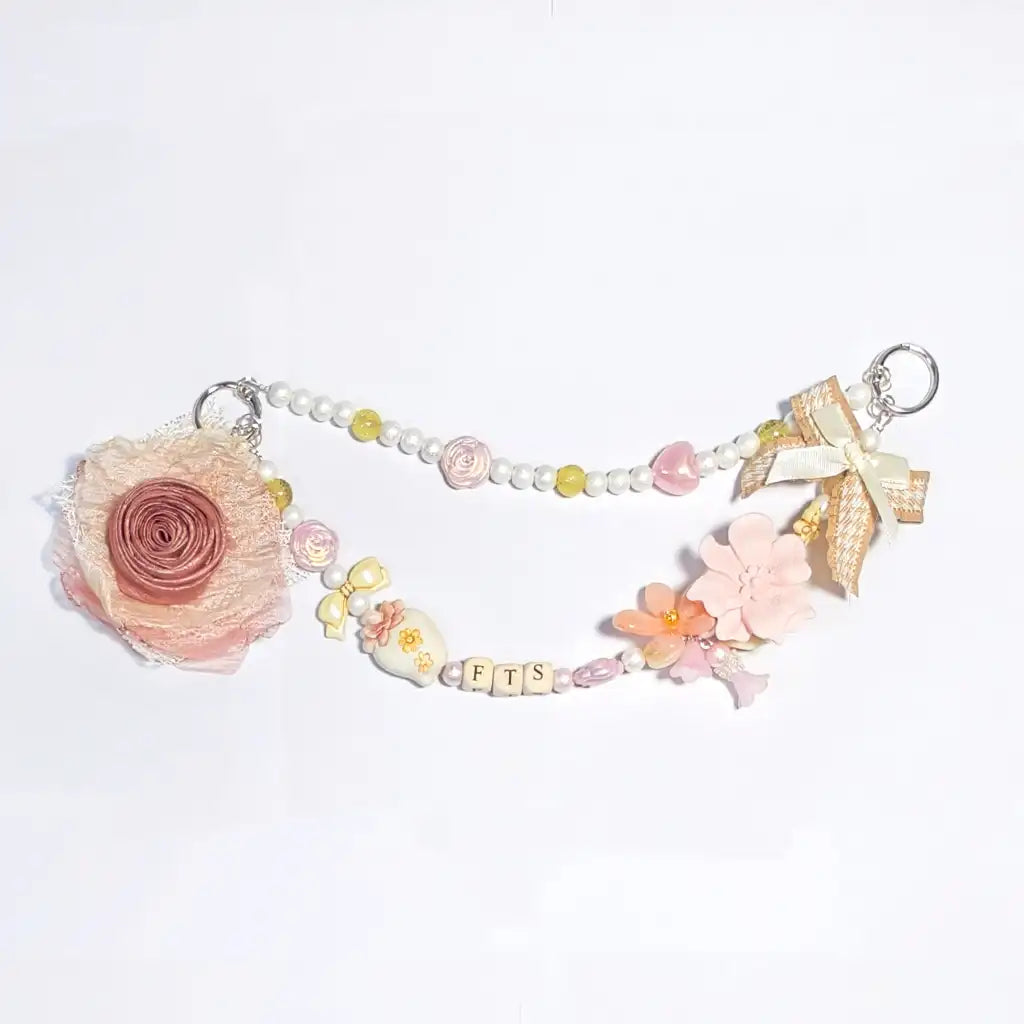 [New Arrival +2 Scoops] Fabric Rose Note for Bracelet/Hanging/Pen - Open in live