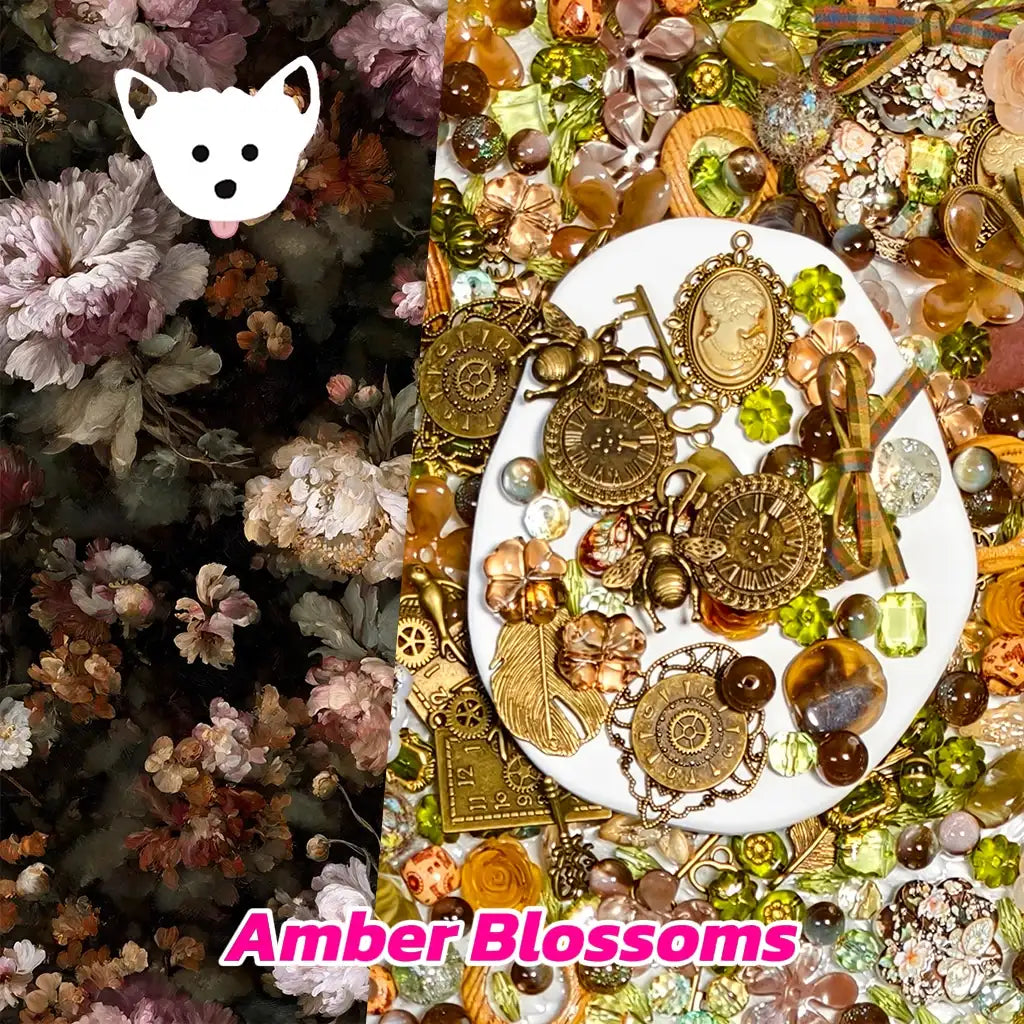 Amber Blossoms for Bracelet/Hanging/Phone Chain - Open in live ...