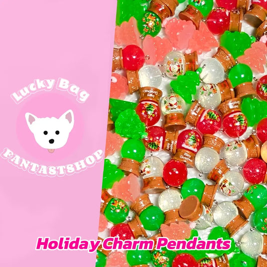 [New Arrival] Holiday Charm Pendants- Open in live