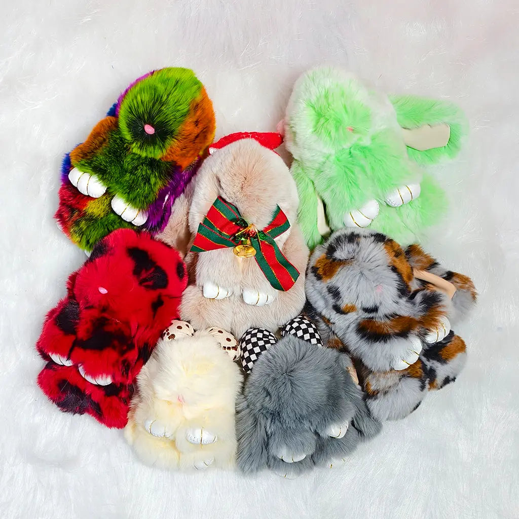 【Limited】Fluffy Bunny With Tin Case- Open in live