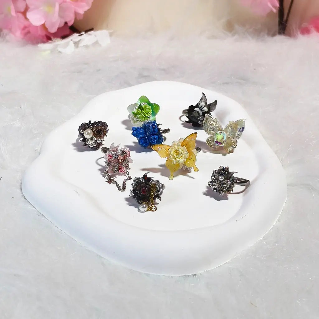 [New Arrival+10% Extra] Artisan Resin Ring Blind Box - Open in live