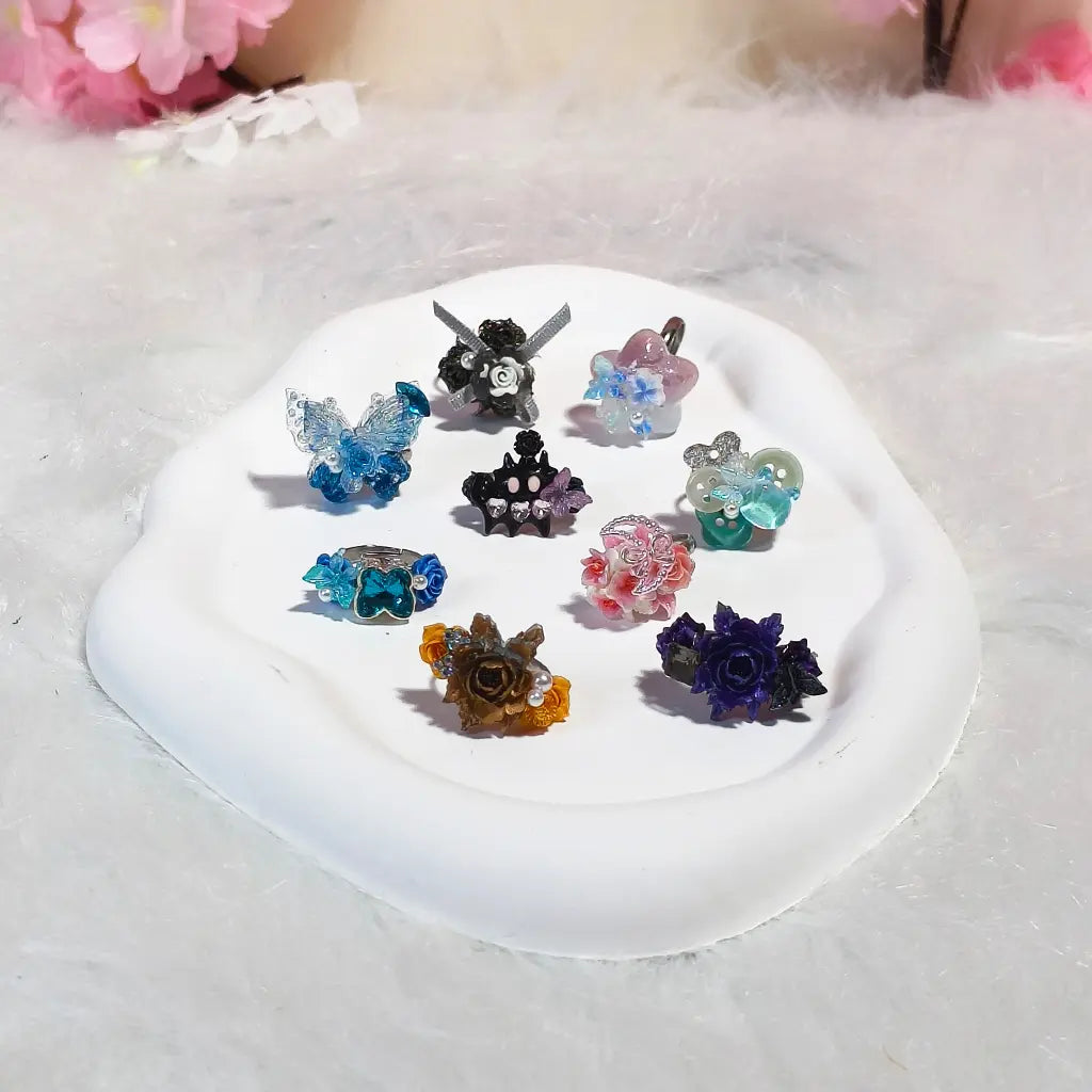 [New Arrival+10% Extra] Artisan Resin Ring Blind Box - Open in live