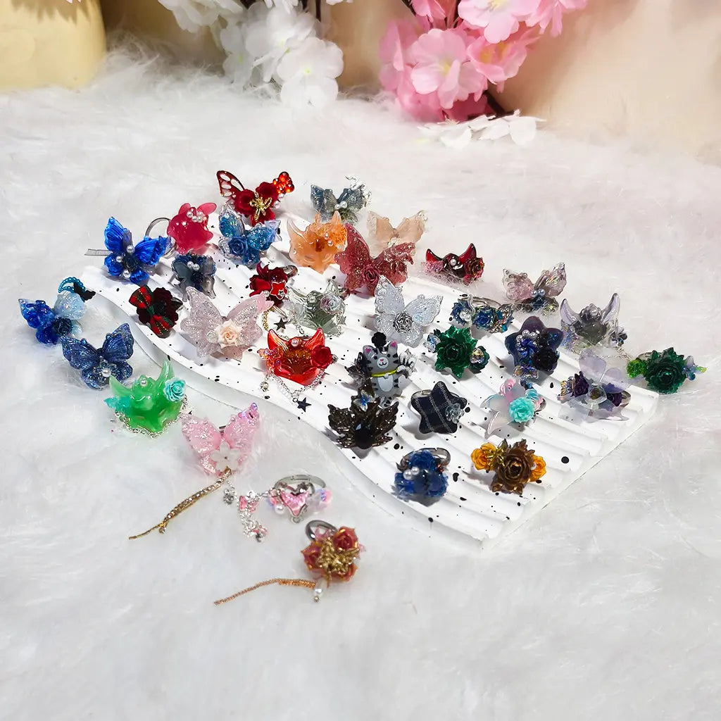 [New Arrival+10% Extra] Artisan Resin Ring Blind Box - Open in live