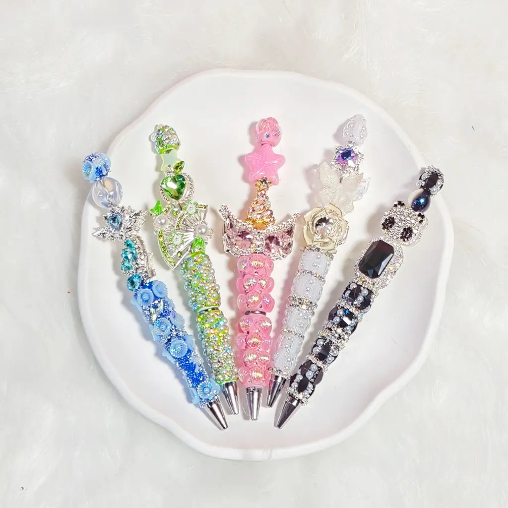[New Arrival +10% Extra] Metal Fancy Beads Blind Bag for Beadable Pen/Keychain - Open in live