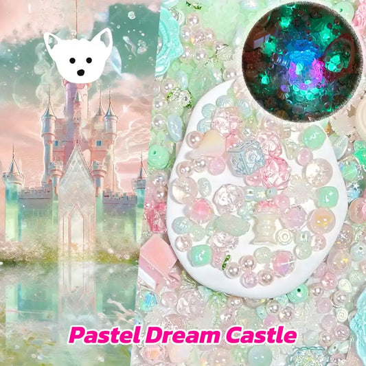 [New Arrival+2 Scoops] Pastel Dream Castle for Bracelet/Hanging/Pen - Open in live