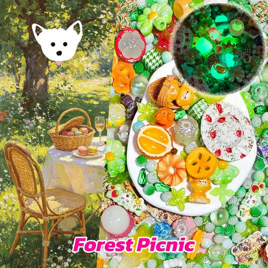 Forest Picnic for Hanging/Pen - Open in live