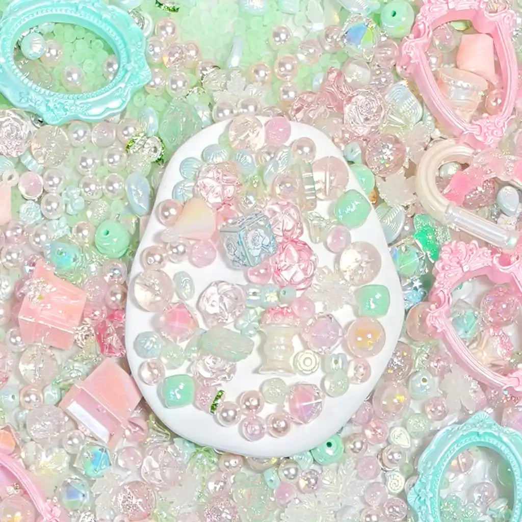 [New Arrival+2 Scoops] Pastel Dream Castle for Bracelet/Hanging/Pen - Open in live