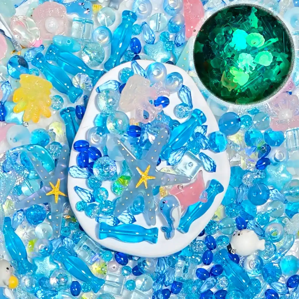[New Arrival+2 Scoops] Ocean Star Aquarium for Bracelet/Hanging/Pen - Open in live