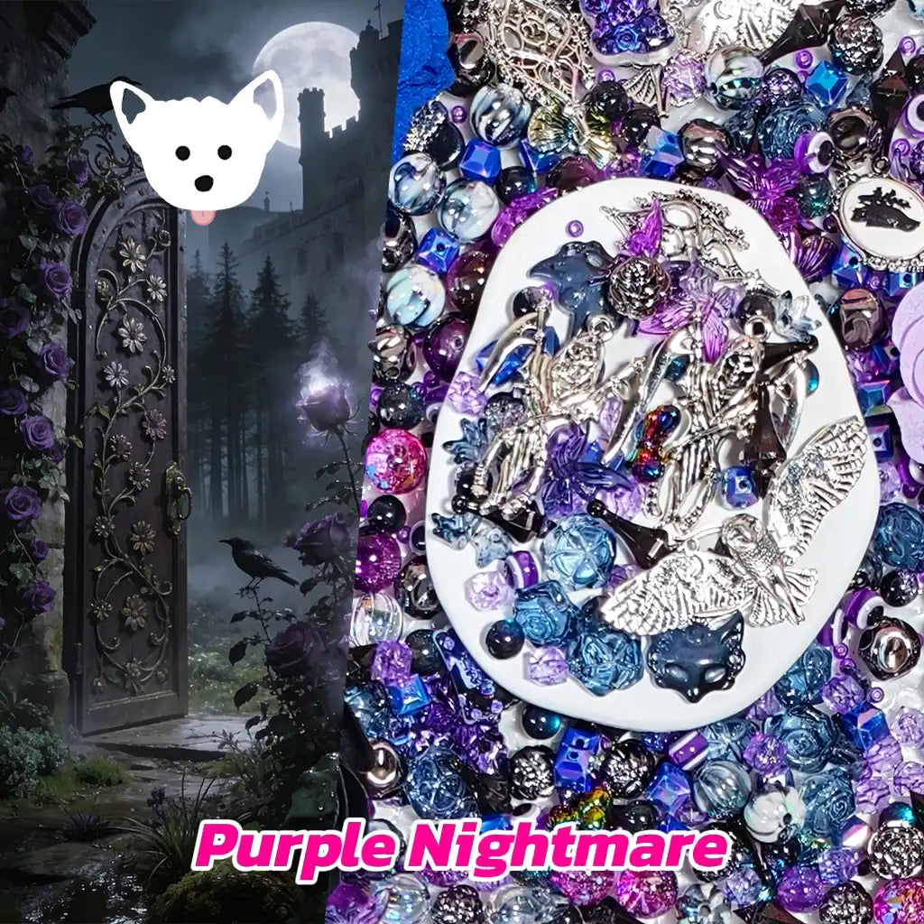 [New Arrival+2 Scoops][Limited Special] Purple Nightmare for Bracelet/Hanging/Pen - Open in live