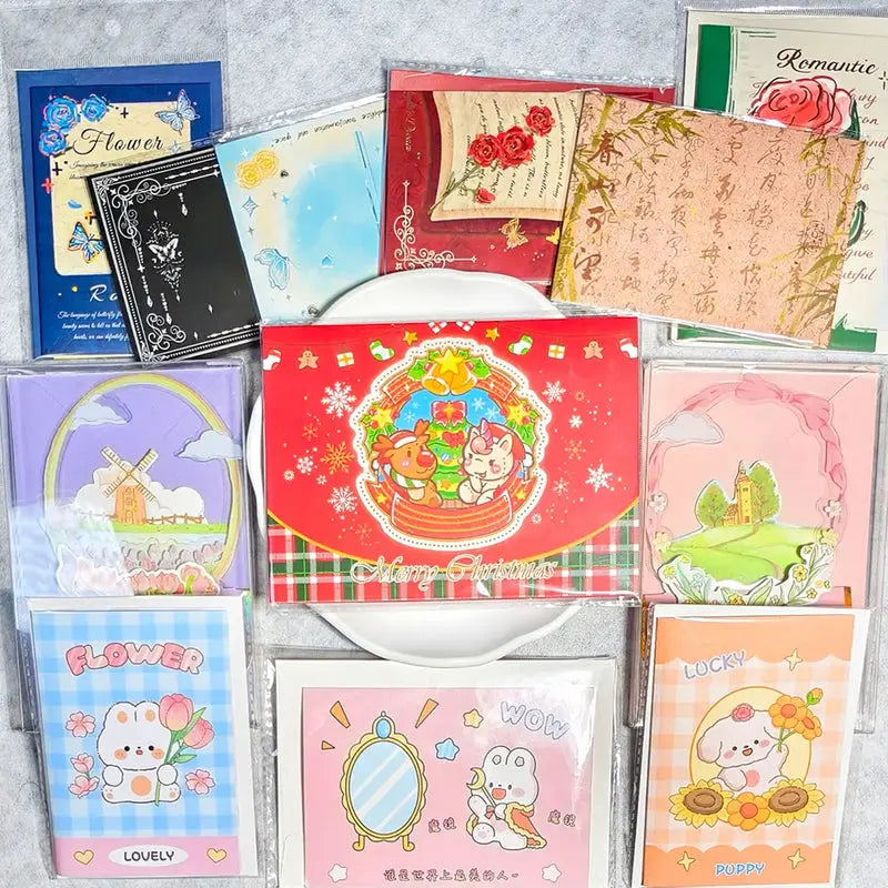 [New Arrival+10% Extra] Greeting Card & Paper Gift Tote Bag Blind Bag - Open in live