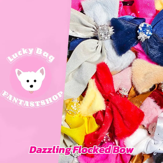 [New Arrival] Dazzling Flocked Bow for Pen - Open in live