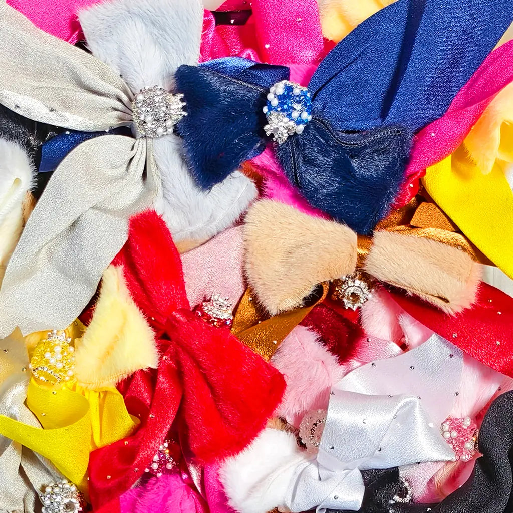 [New Arrival] Dazzling Flocked Bow for Pen - Open in live