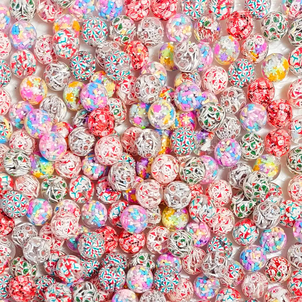 [New Arrival] Christmas Resin Beads - Open in live