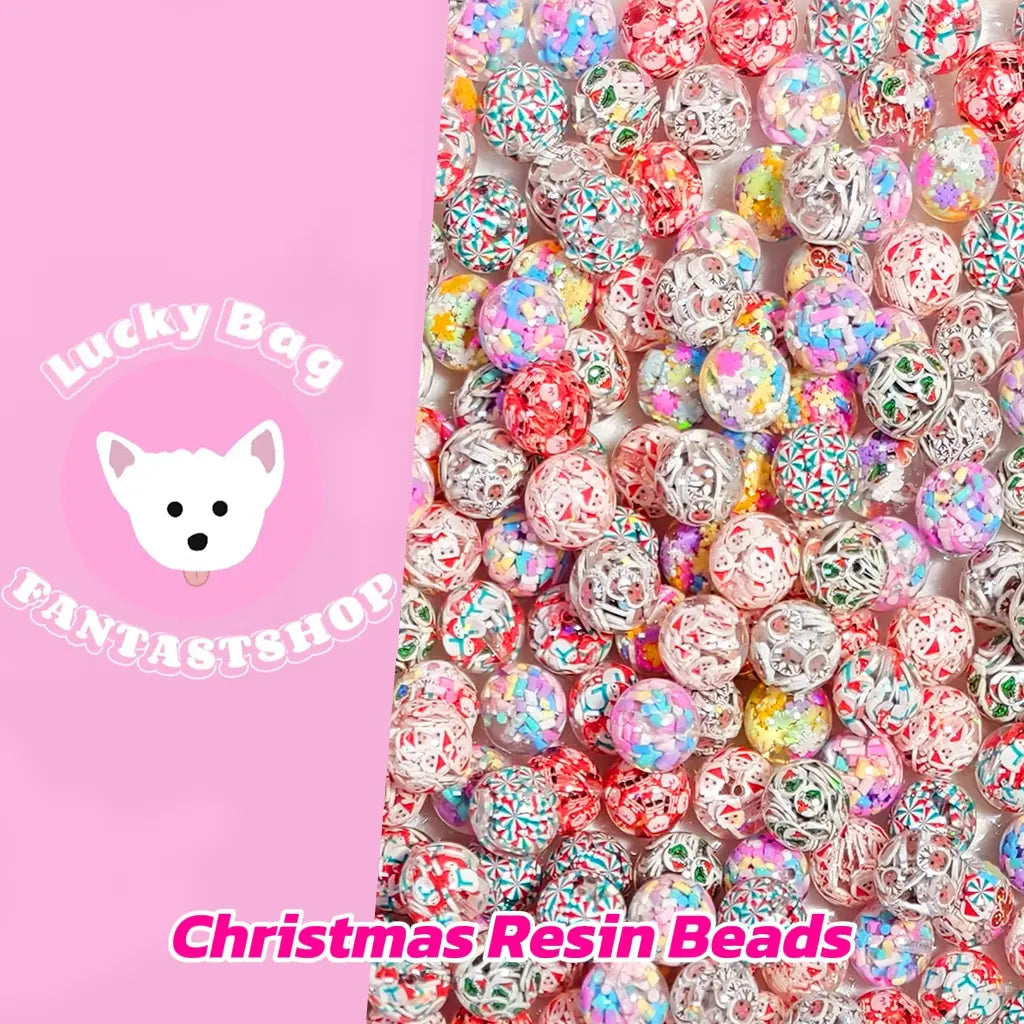 [New Arrival] Christmas Resin Beads - Open in live