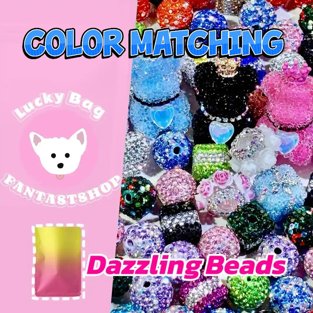 Dazzling Beads Blind Bag for Beadable Pen / Keychain- Open in live