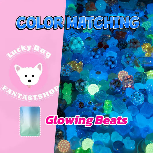 Glowing Beads Blind Bag for Beadable Pen\Keychain - Open in live