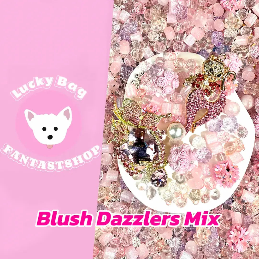 Blush Dazzlers Mix for Beadable Pen/ Key Chain - Open in live