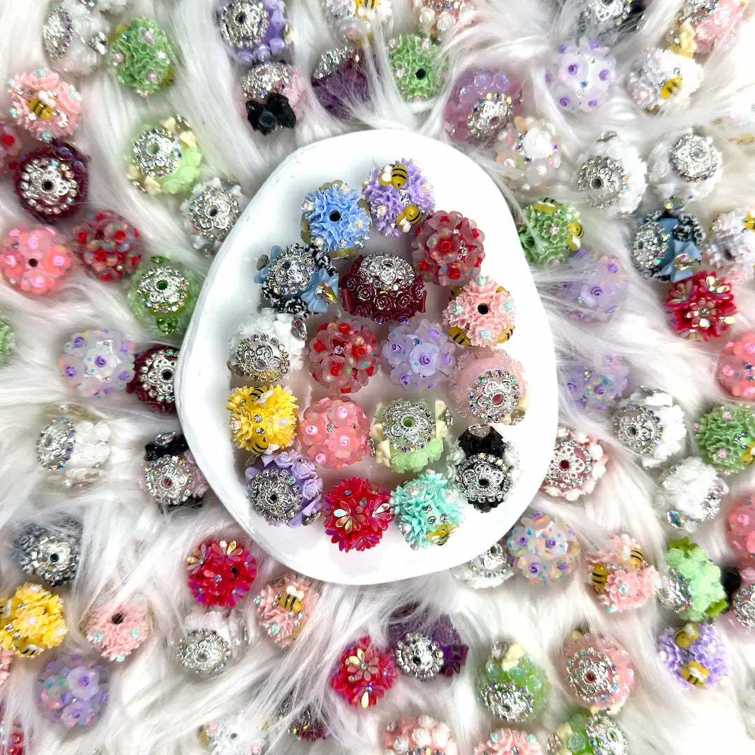 Flower Beads Blind Bag for Beadable Pen\Keychain - Open in live